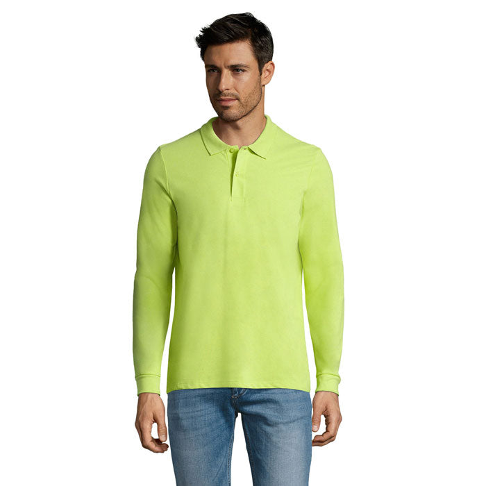 PERFECT LSL MEN POLO 180 – Apple Green – Größe 3XL