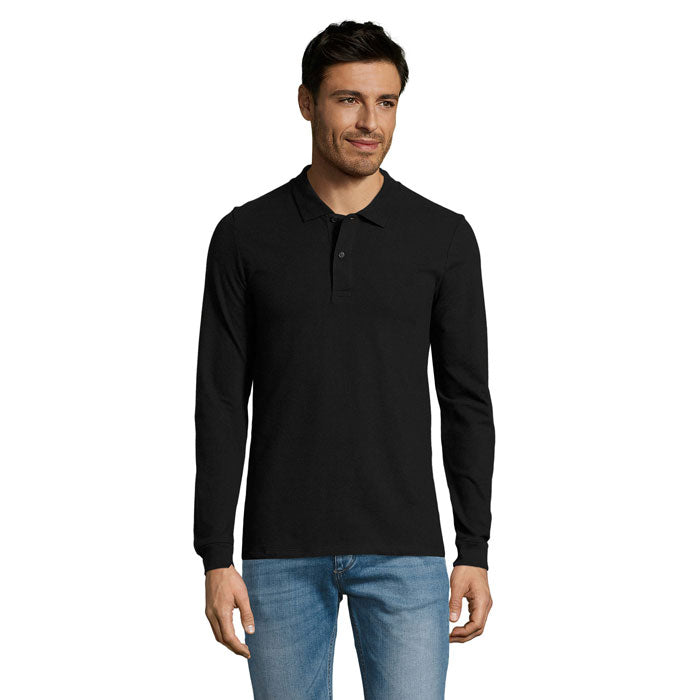 PERFECT LSL MEN POLO 180 – Schwarz – Größe 3XL