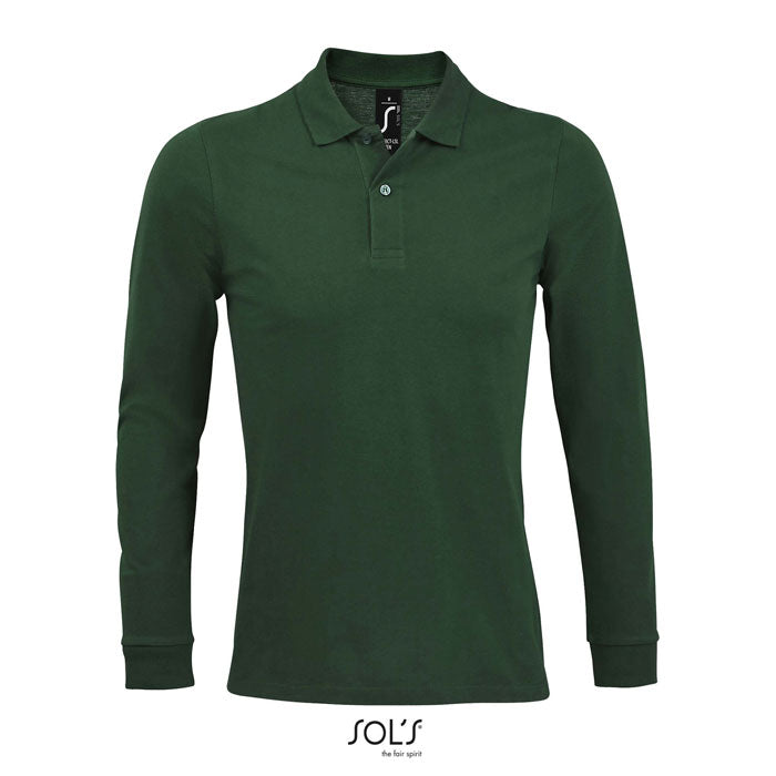 PERFECT LSL MEN POLO 180 – Bottle Green – Größe 3XL