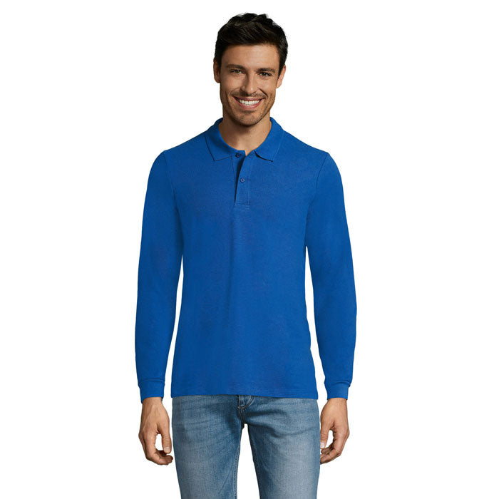 PERFECT LSL MEN POLO 180 – Royal Blue – Größe 3XL