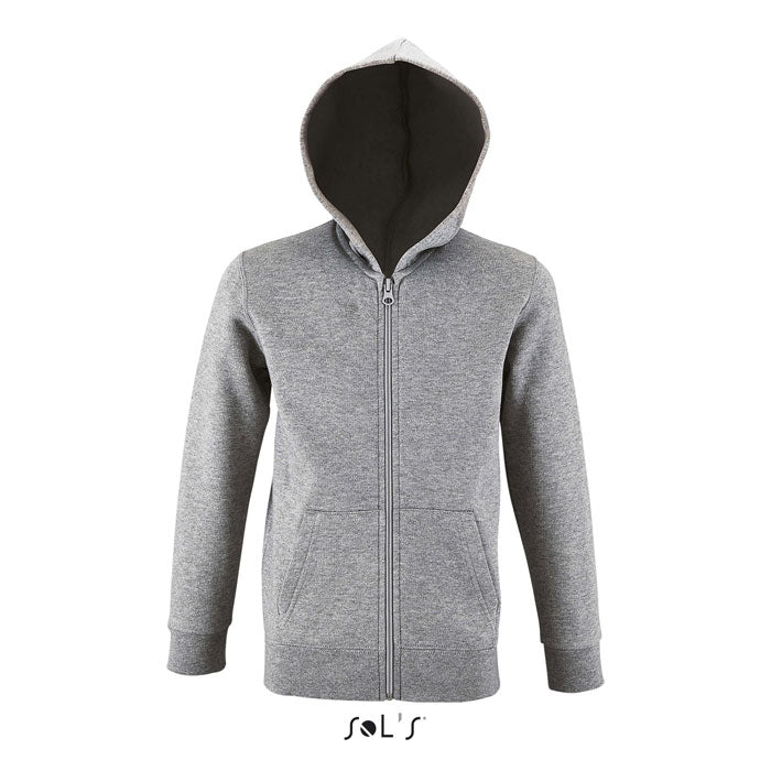 STONE KIDS STONE KINDER HOODIE 260g – Grau-Melange 2 – Größe 3XL
