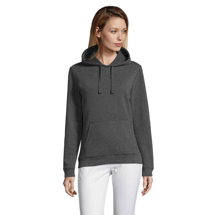 SPENCER WOMEN SPENCER Damen Sweater 280g – Charcoal Melange – Größe L