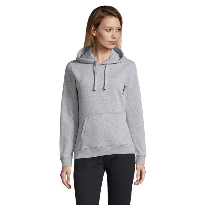 SPENCER WOMEN SPENCER Damen Sweater 280g – Grau-Melange 2 – Größe L