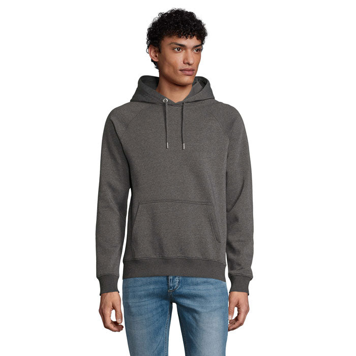 STELLAR Unisex Hoodie – Charcoal Melange – Größe 3XL