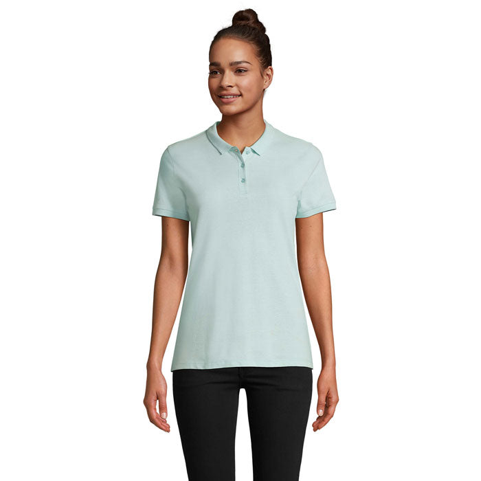 PLANET WOMEN Polo 170g – Arctic Blue – Größe L