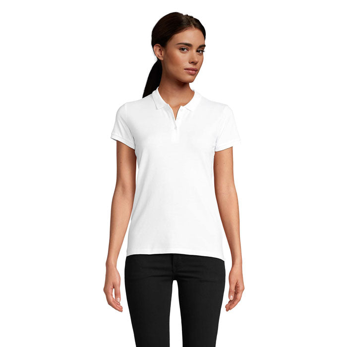PLANET WOMEN Polo 170g – White – Größe 3XL