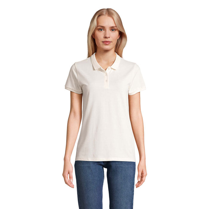PLANET WOMEN Polo 170g – Off-White – Größe L