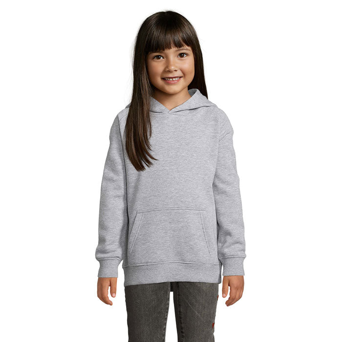 STELLAR KIDS STELLAR KINDER KAPUZENPULLI – Grau-Melange 2 – Größe L