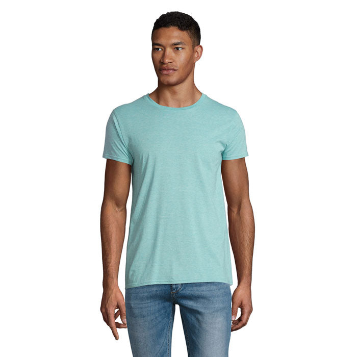 CRUSADER MEN T-Shirt 150g – Heather Light Green – Größe 3XL