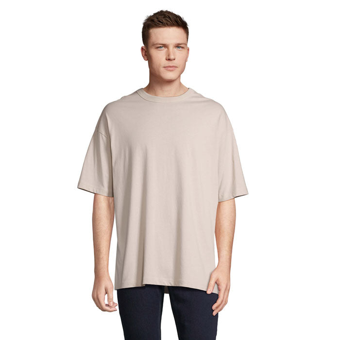 BOXY MEN T-SHIRT OVERSIZE – Linen Twin – Größe L
