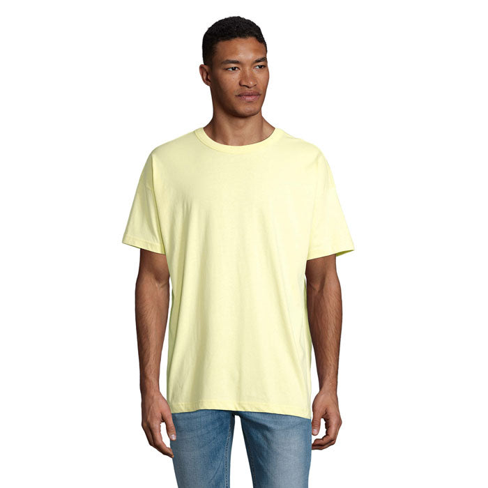 BOXY MEN T-SHIRT OVERSIZE – Hellgelb – Größe L