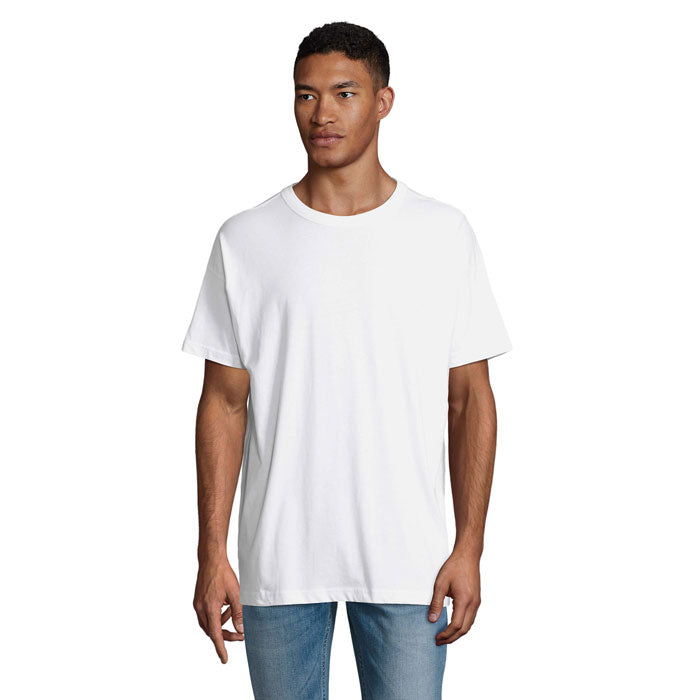 BOXY MEN T-SHIRT OVERSIZE – White – Größe L