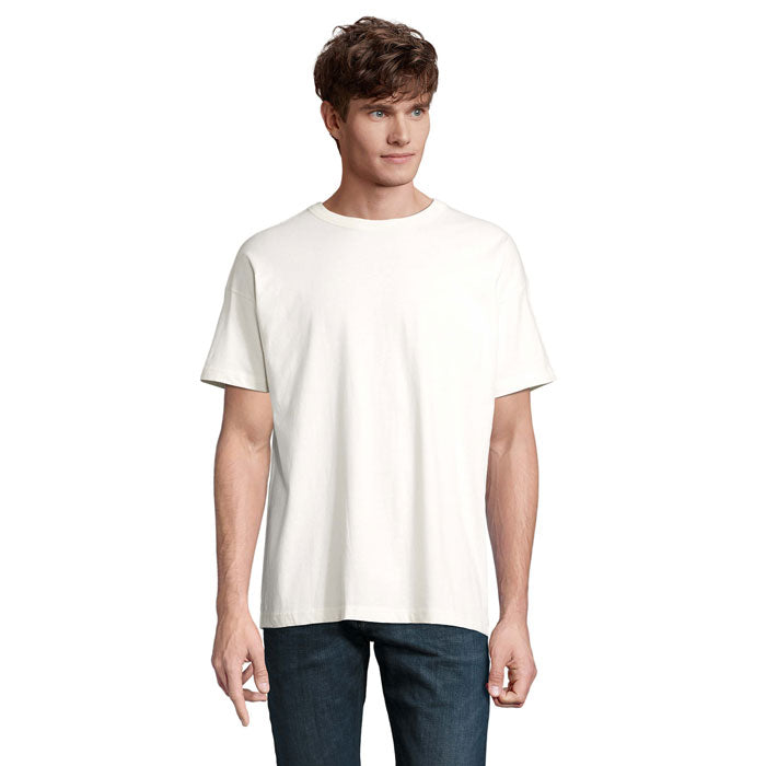 BOXY MEN T-SHIRT OVERSIZE – Off-White – Größe L