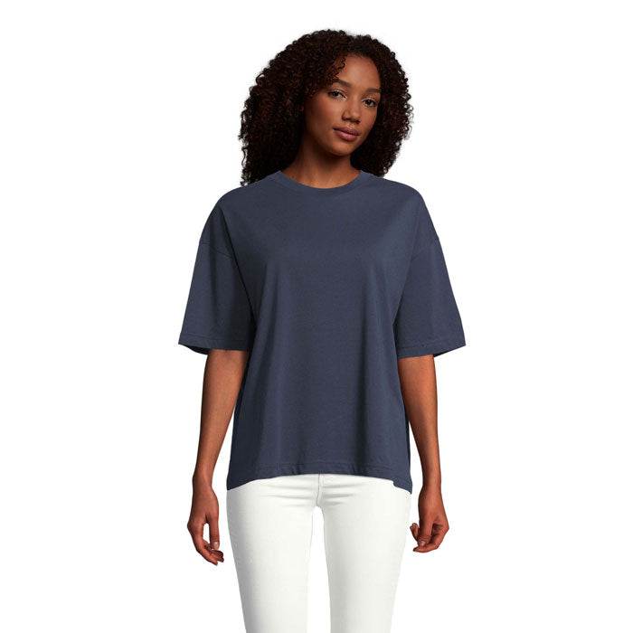 BOXY WOMEN T-SHIRT OVERSIZE – French Navy – Größe L