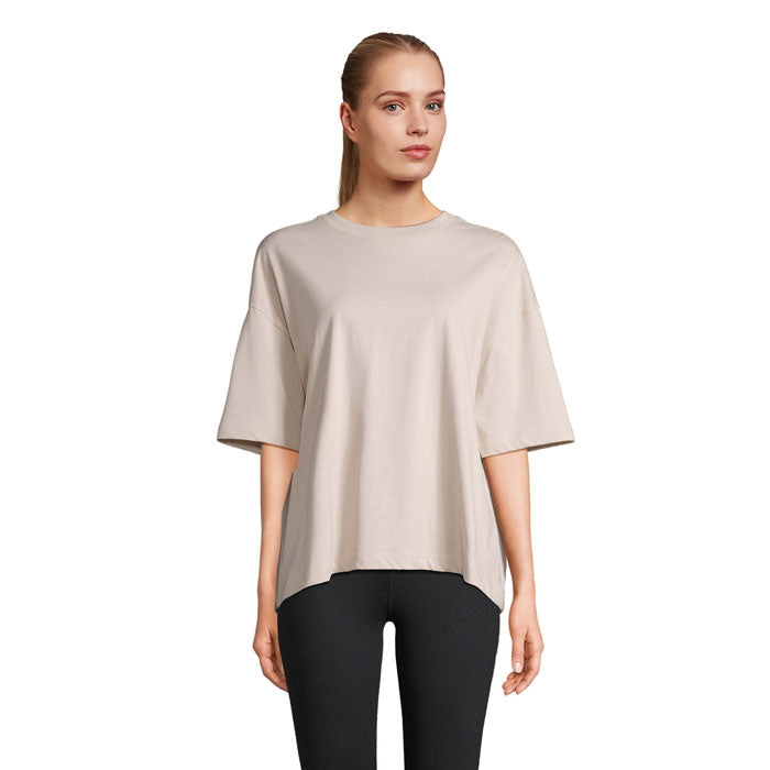 BOXY WOMEN T-SHIRT OVERSIZE – Linen Twin – Größe L