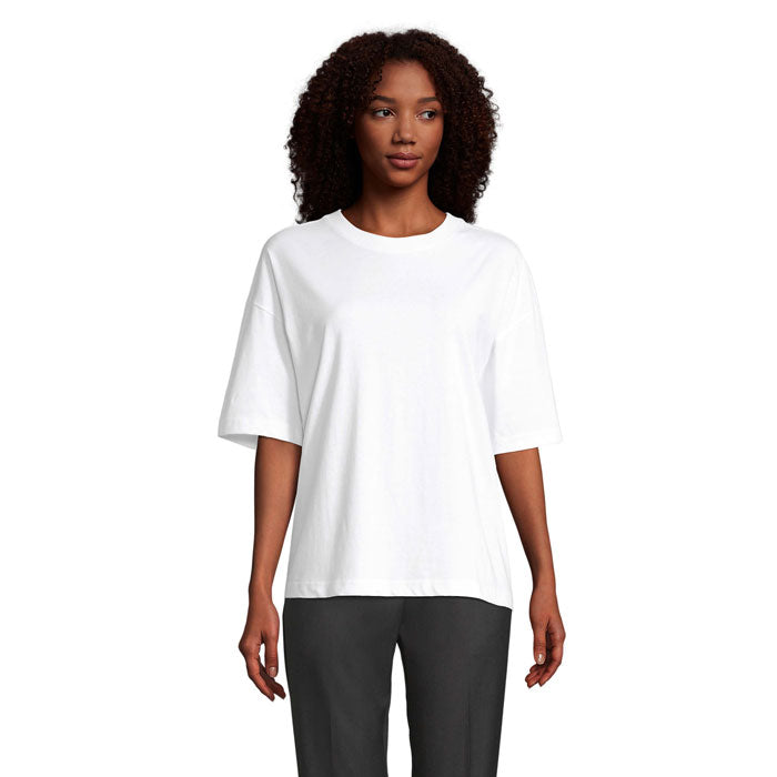 BOXY WOMEN T-SHIRT OVERSIZE – White – Größe L
