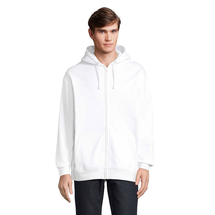 CARTER Full Zip Hoodie – White – Größe 3XL