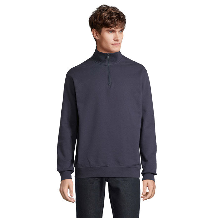 CONRAD Sweater Zip Kragen – French Navy – Größe 3XL