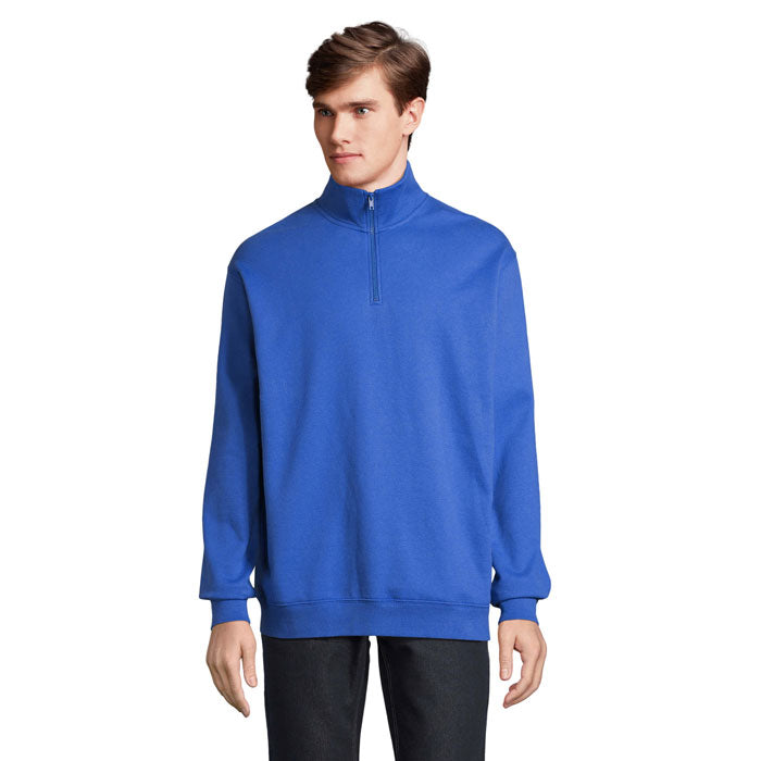 CONRAD Sweater Zip Kragen – Royal Blue – Größe 3XL