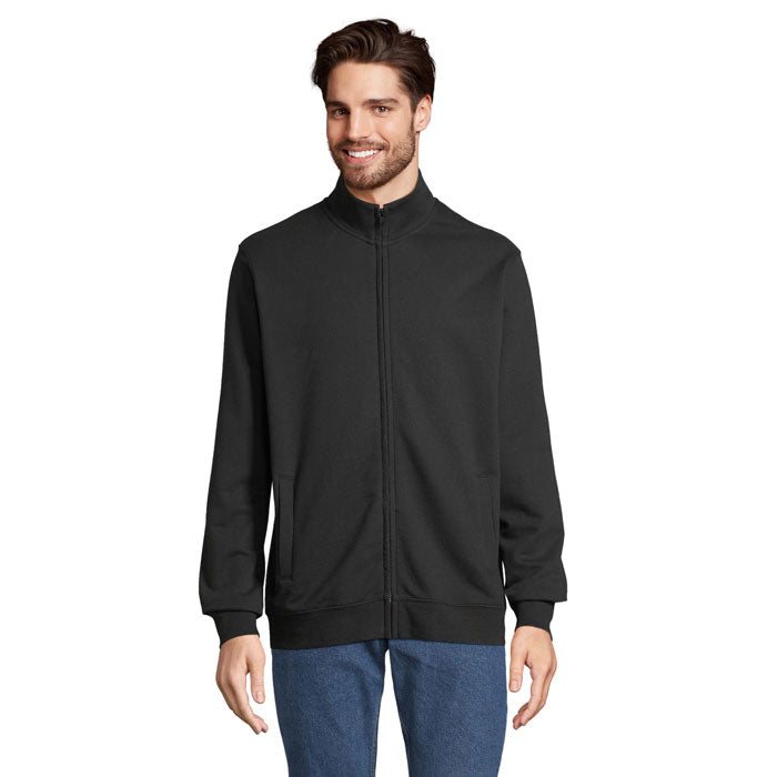 COOPER SWEATSHIRT FULL ZIP – Schwarz – Größe XL