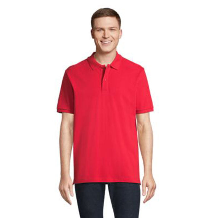 PEGASE Polo Bio 210g – Bright Red – Größe 3XL