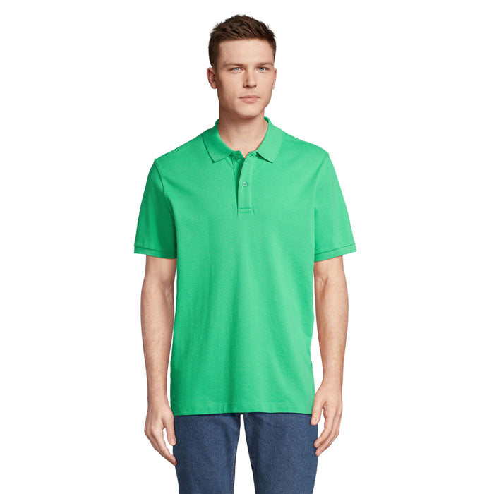 PEGASE Polo Bio 210g – Frühlingsgrün – Größe 3XL