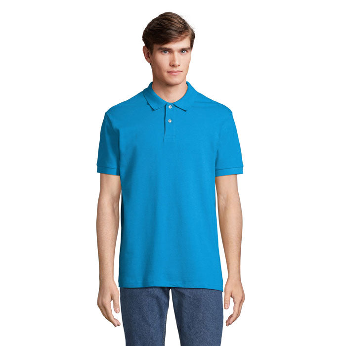 PACIFIC HERREN POLO – Aqua – Größe L