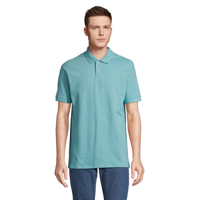 PACIFIC HERREN POLO – Pool Blue – Größe L