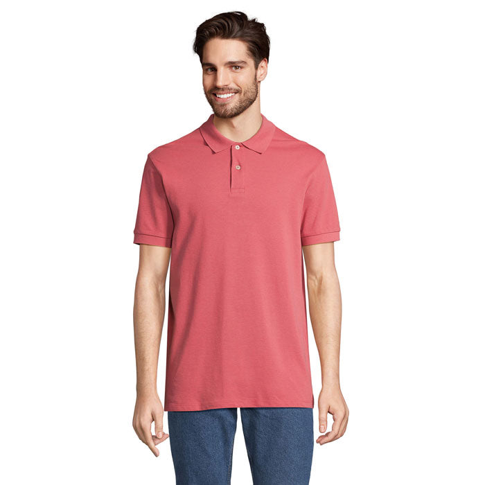 PACIFIC HERREN POLO – Folk Pink Twin – Größe L