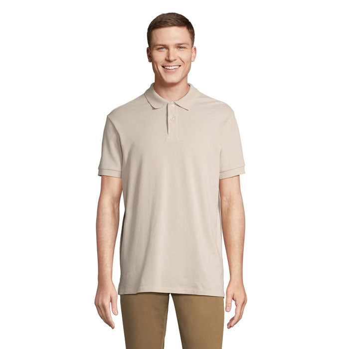 PACIFIC HERREN POLO – Linen Twin – Größe L