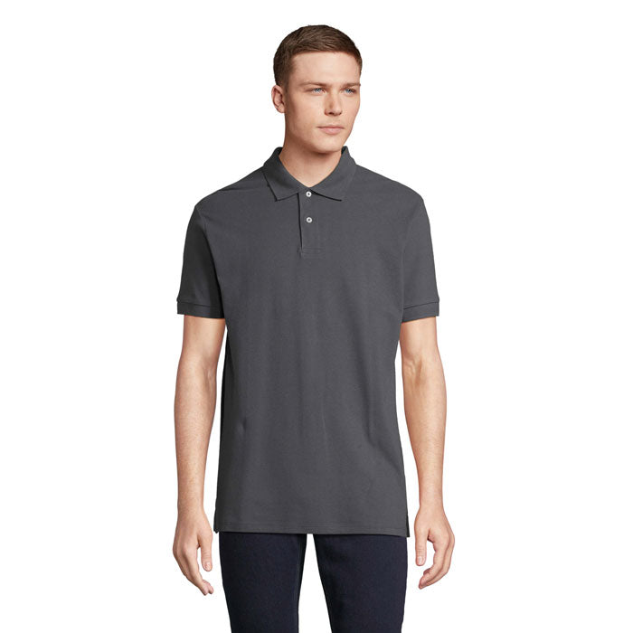 PACIFIC HERREN POLO – Mausgrau – Größe L