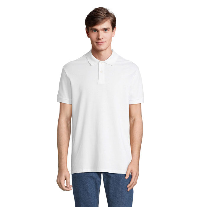 PACIFIC HERREN POLO – White – Größe 3XL