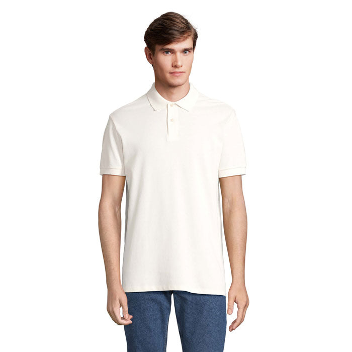 PACIFIC HERREN POLO – Off-White – Größe L