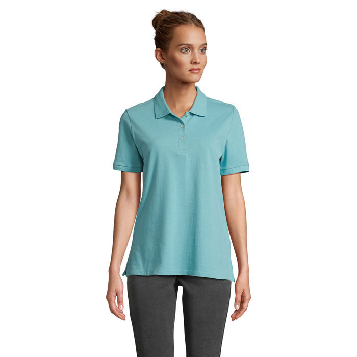 PACIFIC WOMEN PACIFIC DAMEN POLO – Pool Blue – Größe L