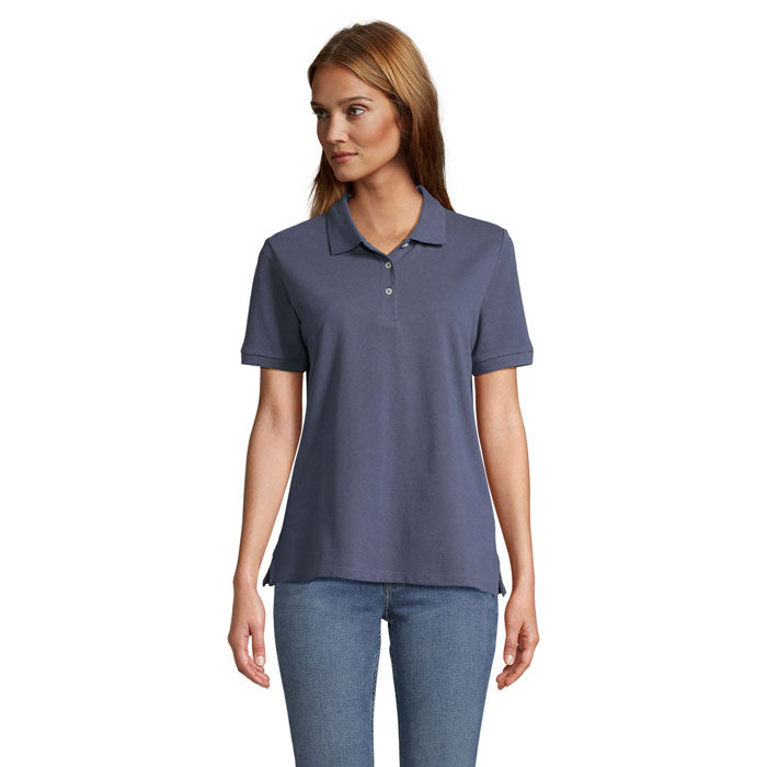 PACIFIC WOMEN PACIFIC DAMEN POLO – Denim – Größe L