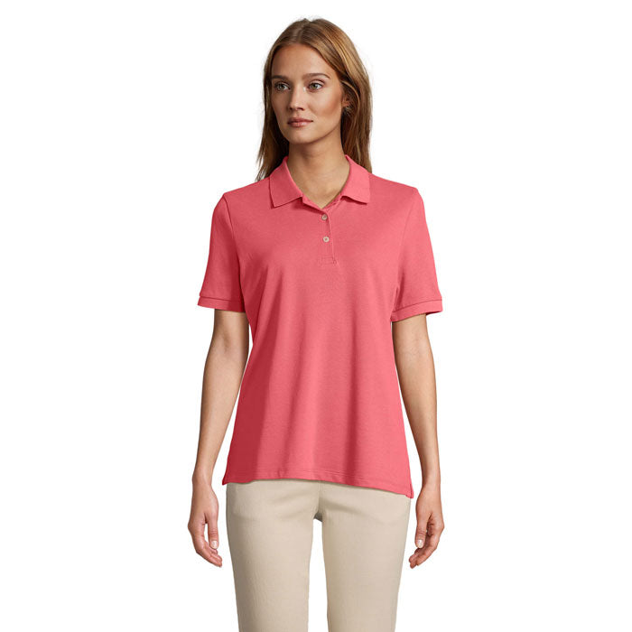 PACIFIC WOMEN PACIFIC DAMEN POLO – Folk Pink Twin – Größe L