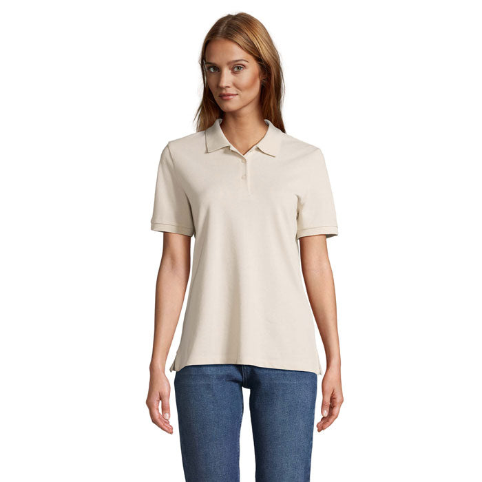 PACIFIC WOMEN PACIFIC DAMEN POLO – Linen Twin – Größe L