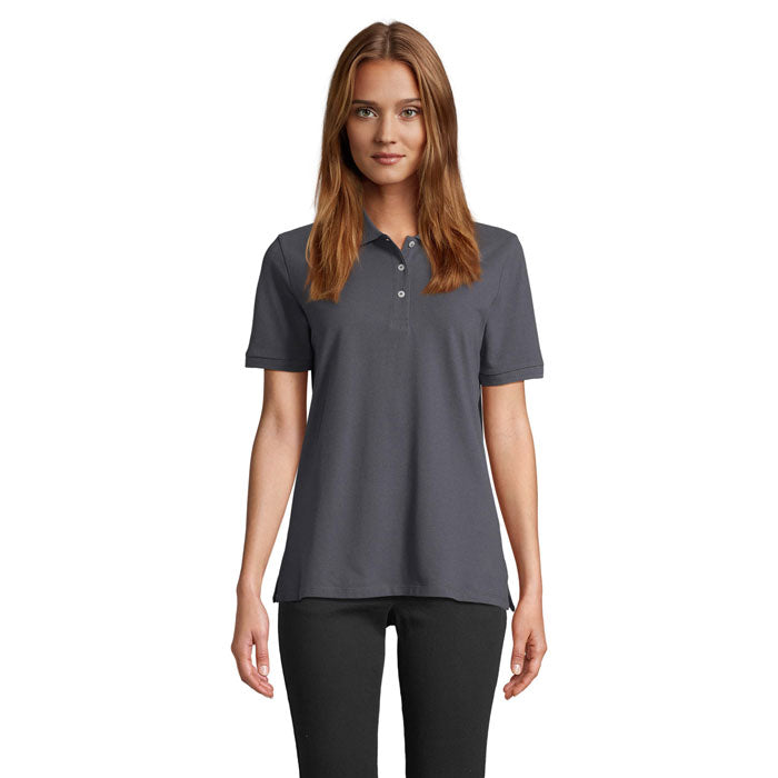 PACIFIC WOMEN PACIFIC DAMEN POLO – Mausgrau – Größe L