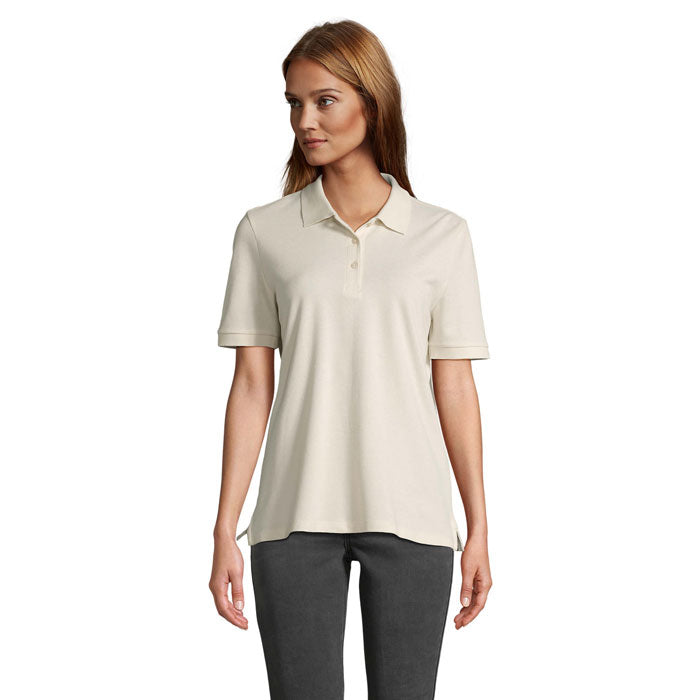 PACIFIC WOMEN PACIFIC DAMEN POLO – Natural – Größe L