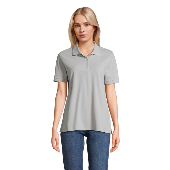 PACIFIC WOMEN PACIFIC DAMEN POLO – Pure Grey – Größe L