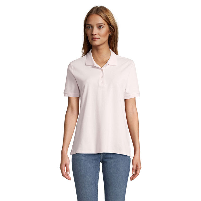 PACIFIC WOMEN PACIFIC DAMEN POLO – Pale Pink – Größe L