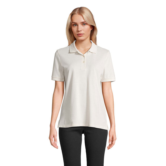 PACIFIC WOMEN PACIFIC DAMEN POLO – Off-White – Größe L