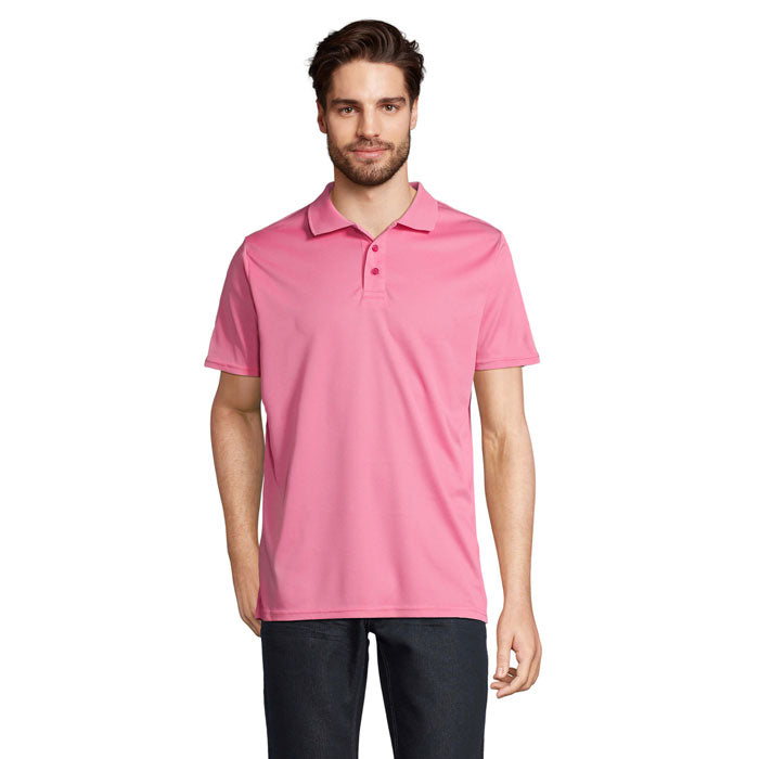 PITCHER UNISEX POLO – Ribbon Pink – Größe L