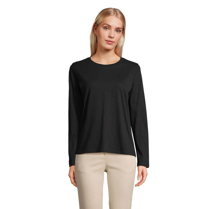 MONARCH WOMEN MONARCH DAMEN T-SHIRTS – Deep Black – Größe 3XL