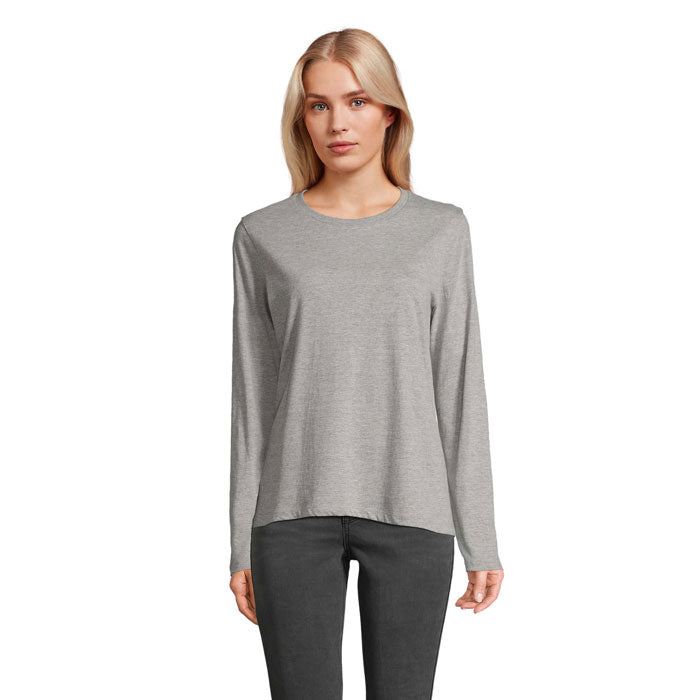 MONARCH WOMEN MONARCH DAMEN T-SHIRTS – Graue Melange – Größe 3XL