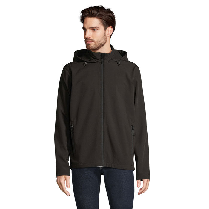 RACE HOODED MEN RACE HERREN-KAPUZENJACKE – Schwarz – Größe 3XL