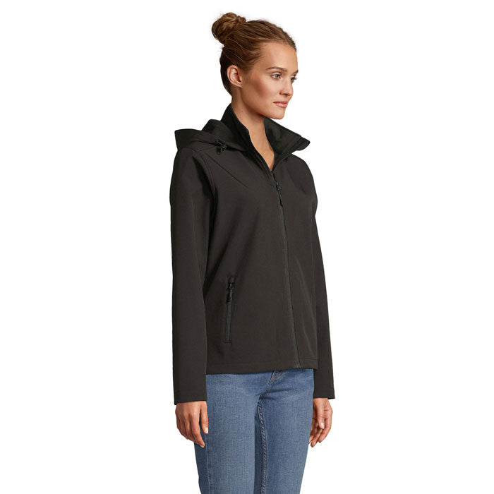 RACE HOODED WOMEN RACE DAMEN-KAPUZENJACKE