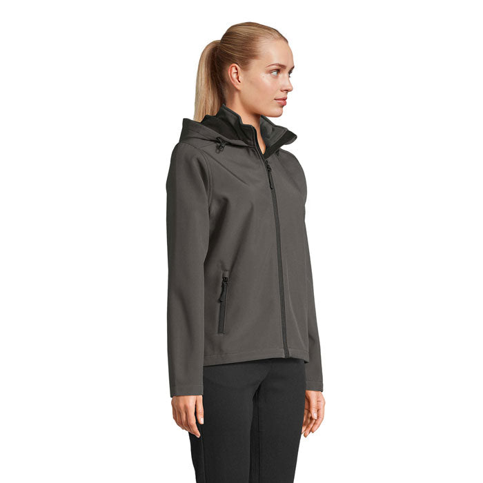 RACE HOODED WOMEN RACE DAMEN-KAPUZENJACKE