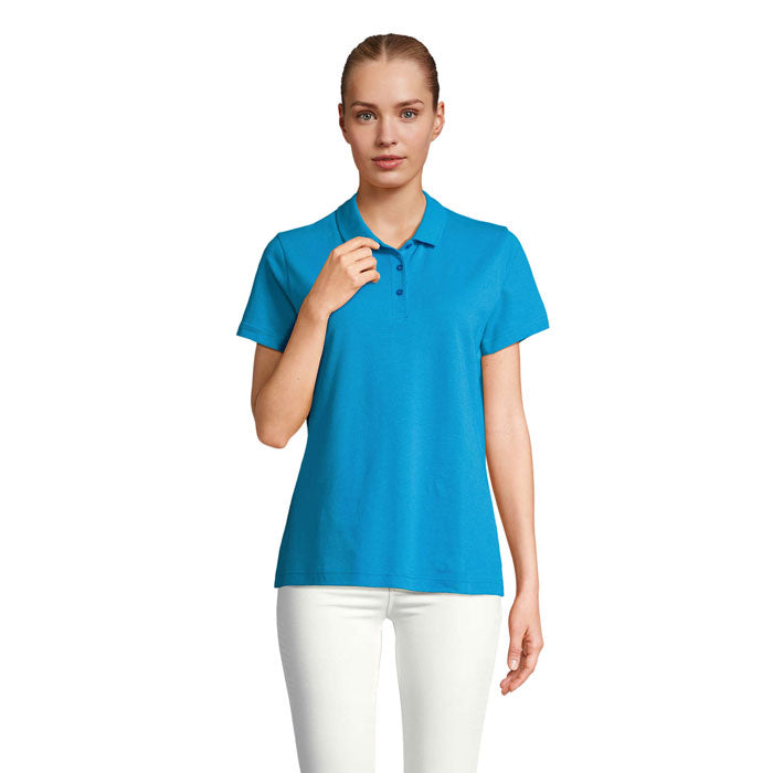 PULSE WOMEN PULSE DAMEN POLO – Aqua – Größe L