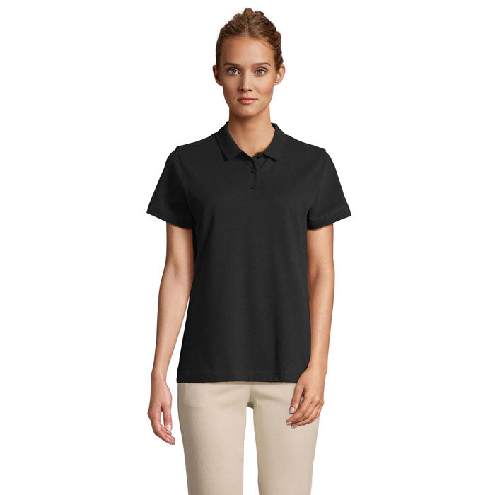 PULSE WOMEN PULSE DAMEN POLO – Schwarz – Größe 3XL